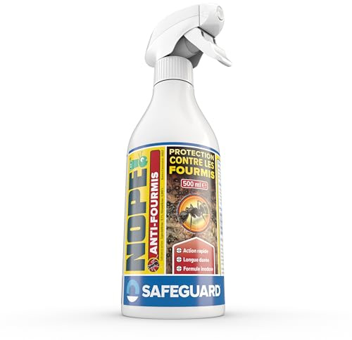 NOPE! CT Spray Anti-Fourmis 500ml – Maison Intérieur & Extérieur – Inodore & à Base d’Eau – Action Rapide et Longue Durée