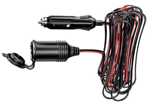 Neamou Car Extension Cord, Car 12V Charging Extension Cable, Car Charger Extension Cable Adapter Flexible For, Motorcycles, Pumps, Car Vacuum Cleaners