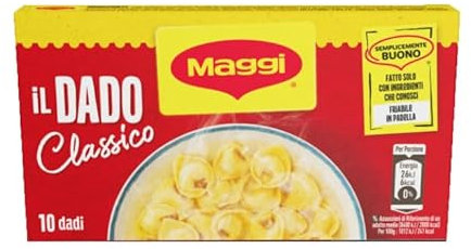 Dadi Maggi Il Dado Classico 6 Confezioni da 10 Dadi