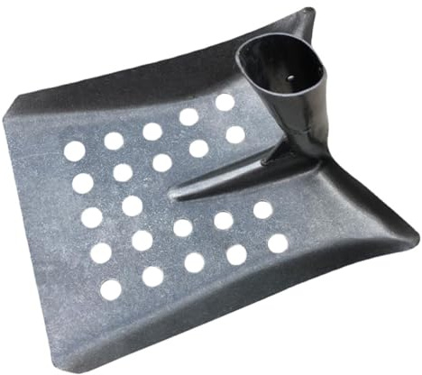 SEWOART Pala De Jardín Plana Multifuncional para Limpieza De Estiércol y Excrementos Herramienta Metálica Resistente para Granja y Césped Útil para Aves y Animales De Corral