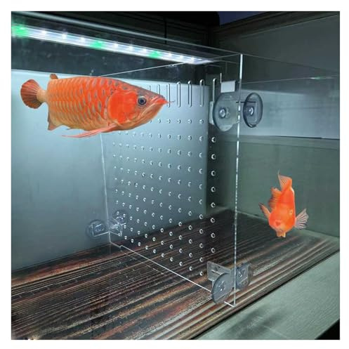 ERRULAN Acrylic Fish Tank Separator, Large Aquarium Tank Divider with Suction Cup, Fish Tank Divider Clear Kit for Optimal Fish Separation and Tank Organization(45x50cm/17.7x19.7in)