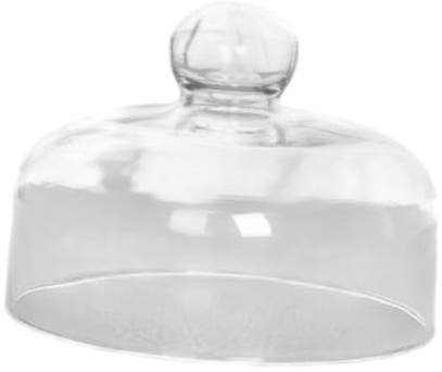 LeeQinersw Dome di Display Rotondo per Torte, Copertura Del Piatto per Dessert, 17.5x26cm