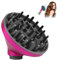 Diffuser Nozzle Attachment Compatible with Dyson Airwrap, Hair Dryer Diffuser Nozzle Intended for HS05 HS01 (Red)