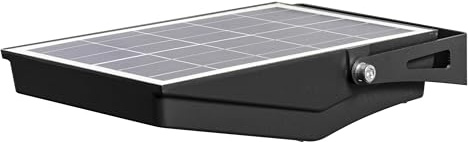 OSRAM Proyector LED ENDURA Flood Solar, 10W, energía solar, sensor incorporado, luz blanca fría, control remoto, batería de larga duración hasta cuatro horas a pleno brillo, protección IP65