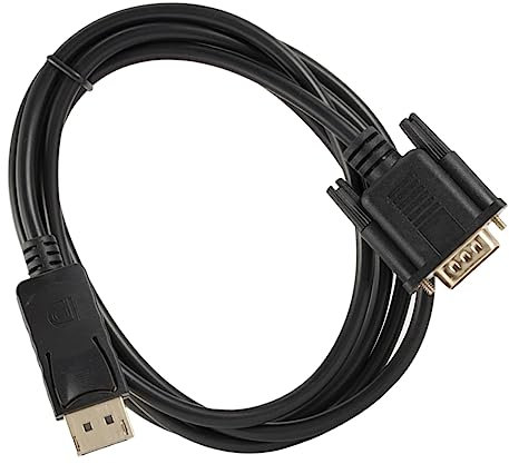 DIYEAH 1.8m Adaptateur Displayport vers Vga Câble pour Connecter Ordinateur Et Moniteur Vga Transmission Vidéo HD