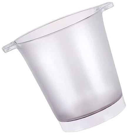 UKCOCO Seau à Glace Lumineux en PP Double Poignée pour Vin et Bière Bar Festif