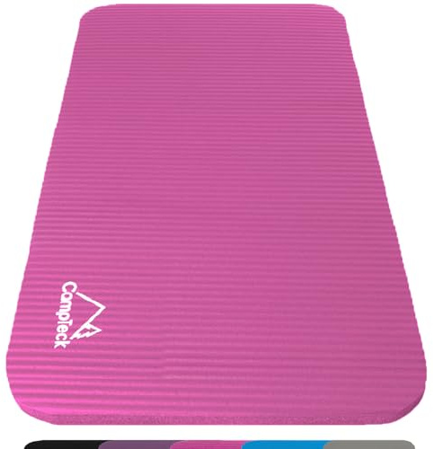 CampTeck Non-Slip Yoga Knee Pad Soft Foam Yoga Knee Mat for Fitness, Exercise, Workout, Gym, Pilates etc. (Pink)