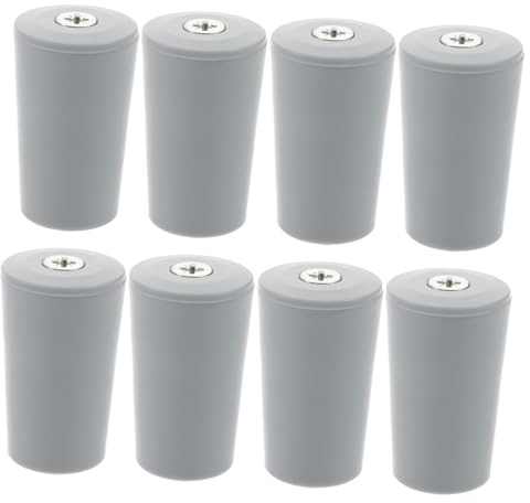 UTHCLO 8pcs Grey Roller Shutter Stoppers Replacement Parts Plastic Window Screen Pins for Household Blinds with Webbing Crank Handle Compatible
