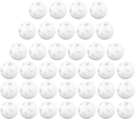 MOLUCKFU Boules de Hochet Inserts Sensoriels Doux en Plastique Blanches Lot de 60 pour Jouets à Secouer pour Peluches, pour Projets DIY de Réparation