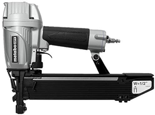Metabo HPT ½-Inch Standard Crown Stapler | Pro Preferred Brand of Pneumatic Nailers | 16 Gauge | Accepts 3/4-Inch to 2-Inch Staples | Ideal for Insulation, Sheathing, & Subfloor Installation | N5010A