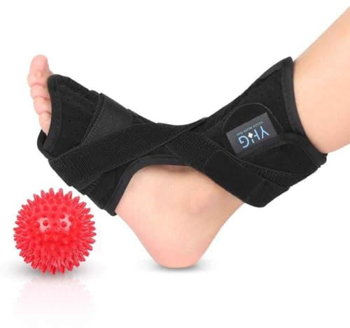 GO Medical Universelle Fersensporn Nachtschiene - One size - Universal - Schwarz