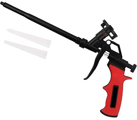 Easy Clean Foam Gun, Upgrade Foaming Gun, Heavy Duty PU Expanding Foam Gun Spray Application Applicator Caulking Gun, for Filling, Sealing, Caulking