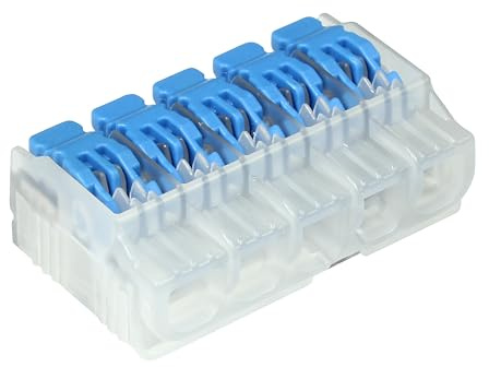 Ideal Industries In-Sure Lever Wire Connector 5-Port, 10/Bag