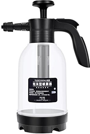 Murman 2 l handtryckspruta liten bil, skumspruta biltvätt, tryckspruta för bilrengöring, tryckspruta med justerbart munstycke, handspruta pumpspruta trädgårdsspruta tryckspruta