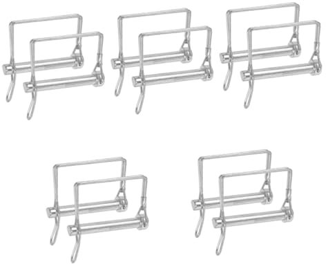 iplusmile 10 Pièces goupille de connexion de sécurité camion goupille de verrouillage serrure goupille de remorque goupille de sécurité d'attelage de remorque Acier Carbone