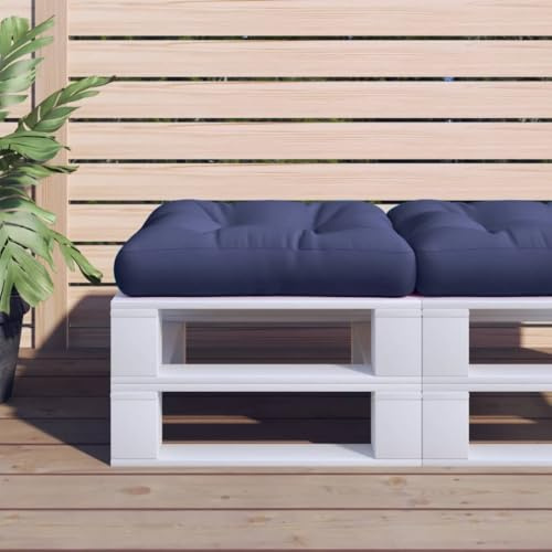 ShGaxin Cojín para sofá de palets de Tela Azul Marino 60x60x12 cm, Cojines Exterior Jardin, Cojin Suelo, Cojin Hamaca Exterior, Cojines Grandes Jardin, Cojines De Asiento - 377851