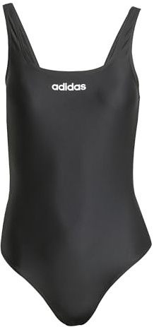 adidas Donna U-Back Swimsuit, Black/White, 40