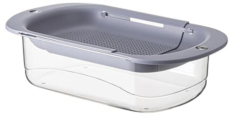 Panier de vidange rétractable | Panier d'évier de cuisine double couche | Passoire à laver pour nettoyer le mélange de lavage