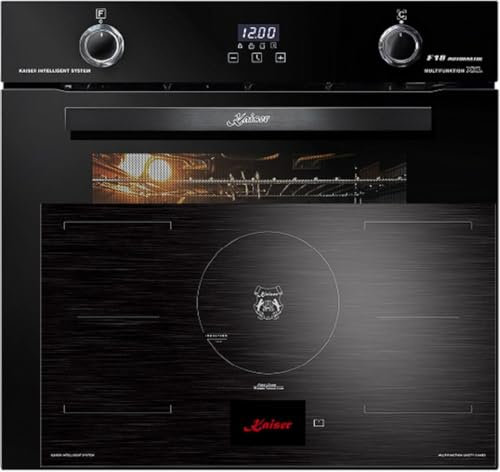 Kaiser Set de cuisinière EH 6367+KCT 9140 FI encastrable exclusif - 60 cm - Noir - 79 l + plaque à induction de 90 cm - Écran TFT - Zone libre