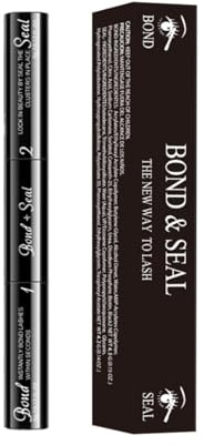 Lash And Seal 2 in 1 Cluster Wimpernkleber für Wimpernverlängerungen langanhaltender starker Halt individueller die Selbstanwendung zu Hause Cover Girl Total (Black One Size)