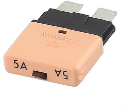 Zilimontt Disjoncteur à lame fusible 12 V 24 V réinitialisable 5-30 A à réinitialisation automatique thermique type ATC pour automobile, bateau, bateau, applications SAE J553 J1171 RoHS (5 A)