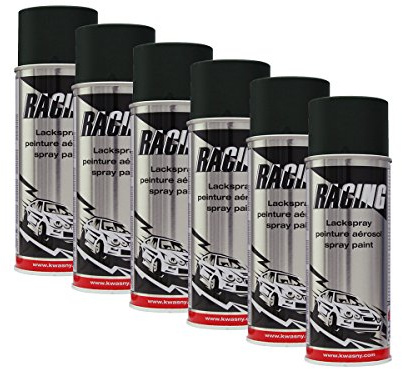 Lackspray Schwarz Seidenglanz 400Ml Kwasny 288 061 Auto-K Racing 6X