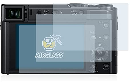 BROTECT 3 Stück Schutzglas für Panasonic Lumix DC-TZ202 / TZ202D Schutzfolie Panzer Folie Glas Displayschutz Made in Germany [ 9H, Anti-Fingerprint]