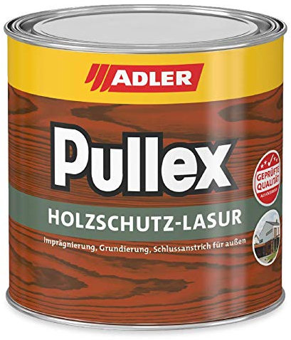 ADLER Pullex Holzschutzlasur Lärche 5L - 2in1 Imprägnierung und Holzlasur aussen - Universelle, aromatenfreie Lasur für Holz im Außenbereich. Perfekter Holzschutz