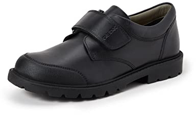 Geox J Shaylax Boy D, Zapatos Niños, Negro, 39 EU