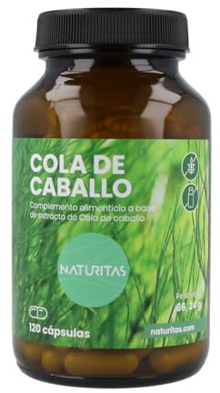 Cola de caballo 360mg | 120 cápsulas | Naturitas Essentials | Cola de caballo rica en silicio | Apoyo a piel, cabello y uñas | Fitoterapia