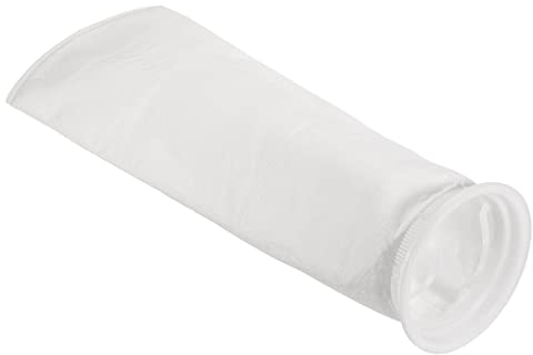 PATIKIL 6 Inch Ring Filter Socks 100 Micron, Mesh Bags Pool Skimmer Basket, White