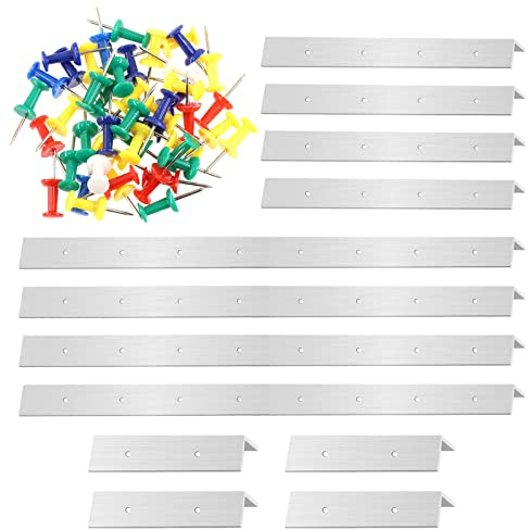 Glarks 72 Stück 7,6 cm, 15,2 cm, 30,5 cm, Buntglas-Zubehör, Layout-Block-System mit gemischten Farben, Werkzeug-Set für Buntglasscheiben, Basteln (3/6/30,5 cm)