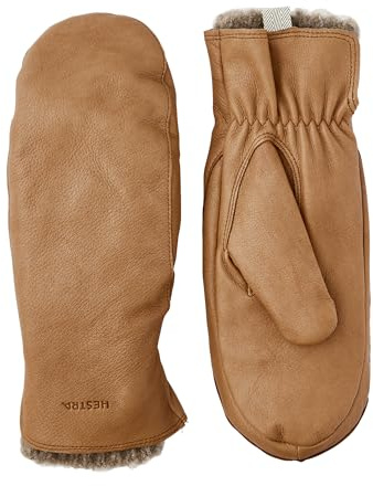 Hestra Tiril Fäustlinge Lederhandschuhe Faustlederhandschuhe Damen - mit Futter Herbst-Winter Winter