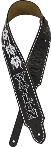 Fender Waylon Jennings Signature Strap Black - Gitarrengurt