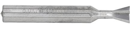 Schwalbenschwanz-Schaftfräser, 4-schneidiges Hartmetall-Schaftfräser-Set, 8 Mm Universalschaft, Tragbarer Schwalbenschwanz-Fräser Für Fräsmaschinen(75 Degree)