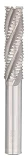 WZFC Schruppen Schaftfräser HSS Fräser 4 Flöten CNC Werkzeugmaschine Fräser Metall Fräswerkzeug,6x6x24x68mm