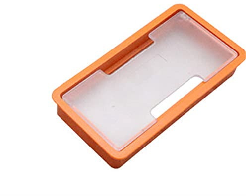Pasacables de escritorio, pasacables, base de cubierta de orificio de cable de escritorio de plástico rectangular, pasacables de salida de cable de mesa de PC for organizador de cables, herrajes decor