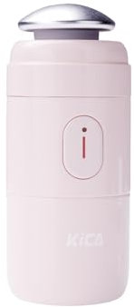 Kica Spazzola Pulizia Viso,3000 Vibrazioni/min,Impermeabile IPX6,Ricarica Wireless, 2 Testine Curve in Silicone,per una pulizia profonda del viso,Rosa