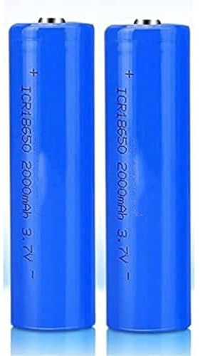 TLYA Li-Ion Batteries, 2000Mah 3.7V High Capacity Battery, for Solar Lights, Garden Lights, Mouse,2 Pack