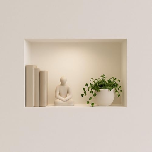 Dalsys Shower Wall Niche 30 x 90 x 12cm tile-ready - pre-assembled gypsum board niche for bathroom and living areas