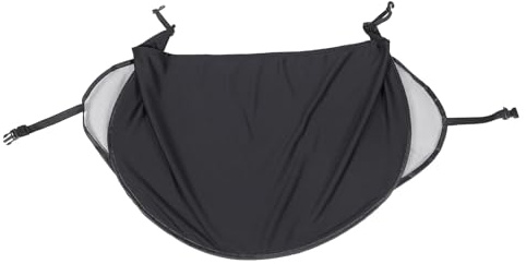 WEKADRIN Parasol de Licra para Cochecito de Ñiño, Protector Solar Negro Fácil de Instalar para Uso al Aire Libre Diseño Cómodo y Resistente