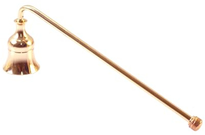 Ljussläckare snuffer – 23 x 7 cm metallveksläckare | Klockdesign ljus flamma snuffer för att ta ut, veke låga, säkert, hem, födelsedag bad hus inflyttningsfest