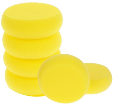 TIESOME 6 Stücke Malschwamm Runde, Kunst Schwamm Saugfähig Malerei Schwamm Set Round Paint Sponges Reinigungsschwamm Schwammpinsel für Keramik Töpfern Aquarellmalerei und den Hausgebrauch