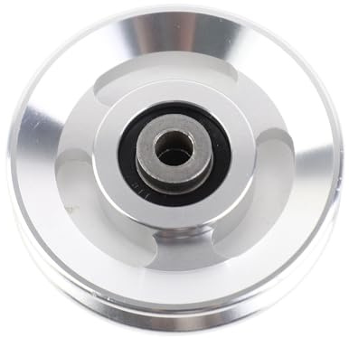 Ejoyous Pulley Wheel, Aluminium Alloy Universal Gym Equipment Accessory with Slippy Finish for Home Gym Strength Training, 90mm 115mm 10.5mm Bore Diameter (Diameter 90mm)