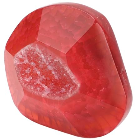 Aramox Pietra di Geode, Grappolo di di Agata Naturale con Piccoli Cristalli Scintillanti per l'arredamento dell'home Office e la Meditazione Spirituale