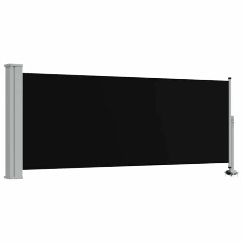 Genérico Toldo Lateral retráctil para Patio 100x300 cm Negro,Casa y jardín,Jardín,Artículos de Exterior,Sombrillas,Negro,45184