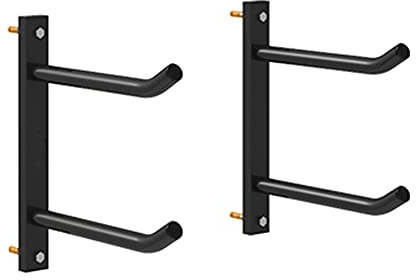 YRHH 2-teiliger Kraftraum-Organizer, An Der Wand Montierter Fitnessraum-Zubehörständer, Multifunktions-Stahl-Aufbewahrungsständer, Langhantelständer, Basketballständer, Ständer Für Fitnessgeräte-70cm