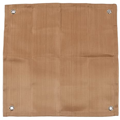 BORDSTRACT Manta ignífuga de Fibra de Vidrio, Almohadilla térmica para Picnic, Soldadura pequeña, Aislamiento térmico Resistente al Fuego, Tela ignífuga para industriales, Camping(100 * 80CM)