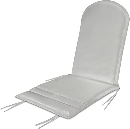 normani Adirondack Stuhlauflage - wasserdichte Outdoor Auflage für Adirondack Stühle 135 x 55 x 6 cm Weiß OneSize