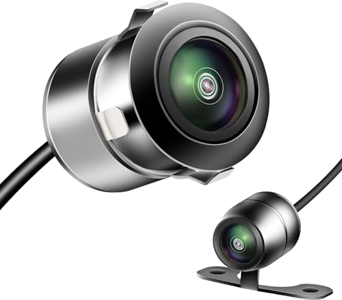 GREENAUTO AHD 1080P Rückfahrkamera Funktioniert Nur mit Monitoren und Radio, die das AHD 1080P Videosignal Unterstützen, 170 Grad Weitwinkel Universal Auto Front/Seite/Rückansicht Kamera